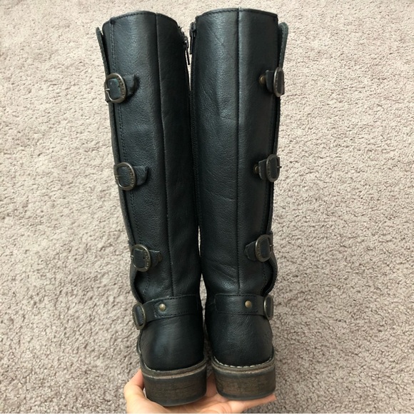 Kickers Boots Womens Size EU 36 US 5 Dark Brown Buckle - Picture 8 of 9